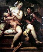 Luca Giordano Venus, Cupid and Mars oil painting reproduction